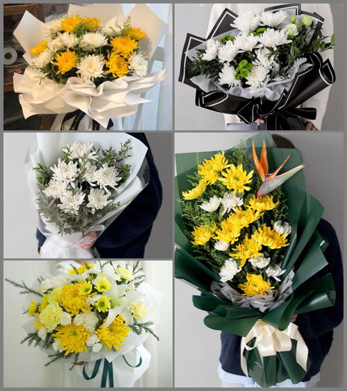 广东韶关市南雄市帽子峰镇白事花束代送
